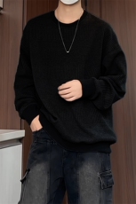 S8009/P35春装个性提花宽松卫衣男上衣T恤外套男，男装T恤，电商A141
