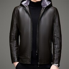 BAMJ-7010钱塘2020-2中年男士时尚休闲百搭春秋季夹克外套P127，男装皮衣，钱塘207-2