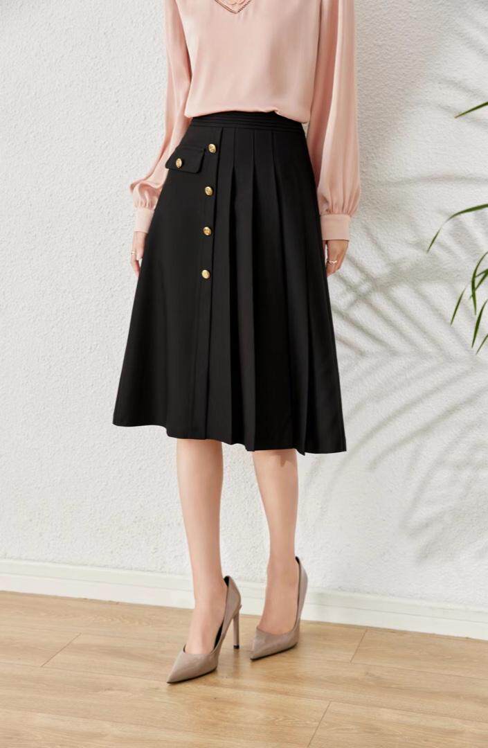 现货，1188#，三色，压褶半裙，一套都有，女装半身裙，束索