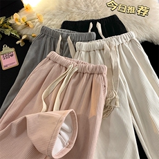 8XL-M春特大码胖子运动裤灯芯绒卫裤男加大码休闲裤9028P45控58，男装休闲裤，电商D206-1
