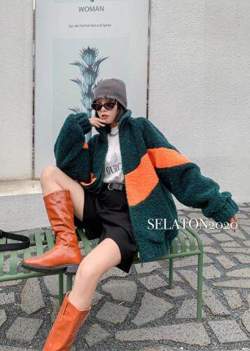 现货(加厚羊羔毛外套)，女装，雪蘭桐