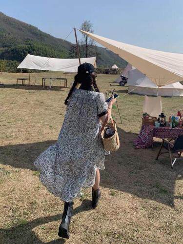 【现货】夏季新品碎花连衣裙，女装连衣裙，F/TU