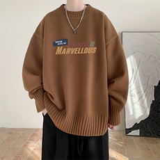 半高领毛衣男大码胖子针织衫毛线衣M18384-P45加绒款-P65，男装针织衫/毛衣，电商A040