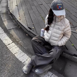轻薄款棉衣2025新款男女情侣连帽羽绒棉短款棉服秋冬季运动外套图片