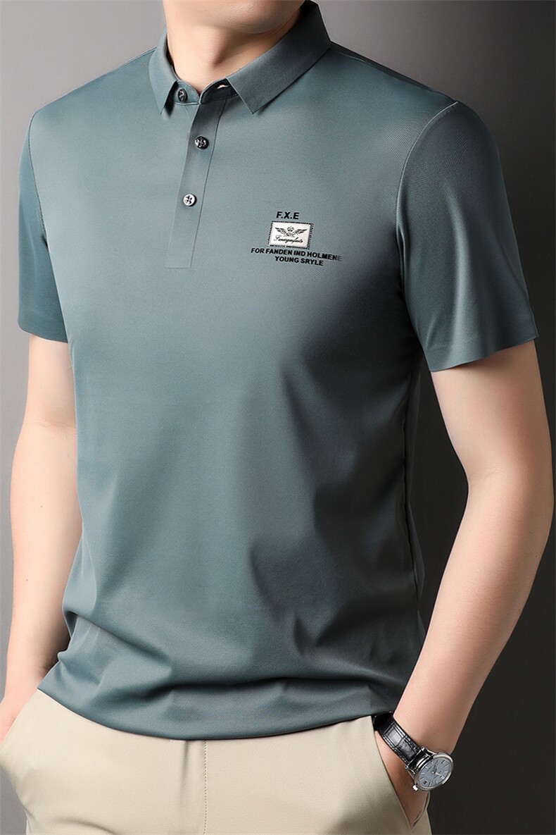 BSS455男士2023年夏季新款百搭T恤男短袖商务休闲体恤男装P47,男装T恤,电商B360