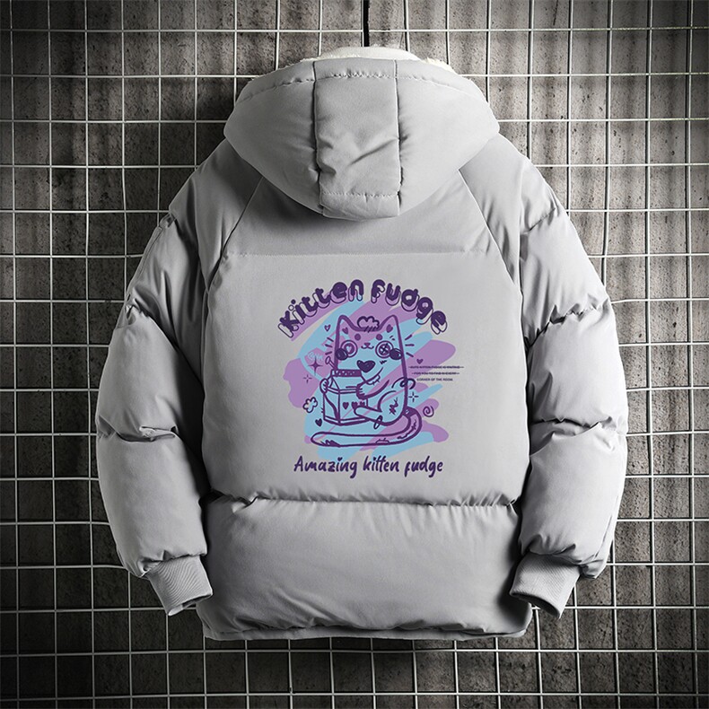 控128加绒面包服男大码羊羔毛棉衣男MY16317-P100图片