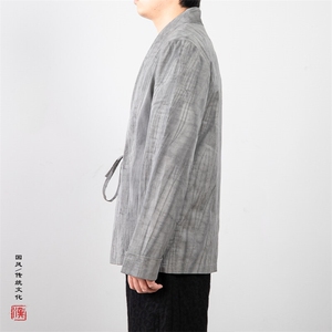 风男装新款炒色新中式改良汉服男士道袍C236P80图片