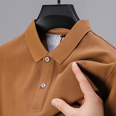 Polo衫男士短袖T恤纯棉中年爸爸夏装高端休闲衣服时尚体恤潮，男装Polo衫，电商B212（原钱塘6029）