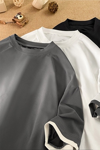 假两件休闲运动短袖套装上衣T3639特P25控48/裤子DK8613特P25控48图片