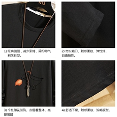 TX3040-P28加绒款-P35纯长袖t恤男大码圆领打底衫体恤砖墙，男装T恤，电商A040A