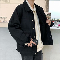 工装夹克男潮牌ins宽松港风痞帅外套韩版休闲百搭上衣服HJ311-P60，男装夹克，星座1008