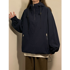 春季套头外套新款宽松休闲男女同款夹克XZ102B-1-JK2607P75，男装夹克，星座102B-1