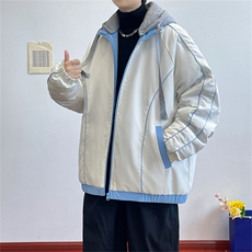 M-8XL冬季新款男士连帽休闲大码加厚棉衣外套XZ109-6000-P108，男装棉衣，星座109-1