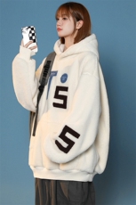 秋冬加绒加厚羊羔绒卫衣时尚毛巾绣连帽外套男女976-P90控价118，男装卫衣，电商A441-1