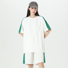 女模夏季新款现货主推大码冰丝港风情侣休闲运动套装男S07P50，男装休闲套装，电商B226-2（原B217-2）
