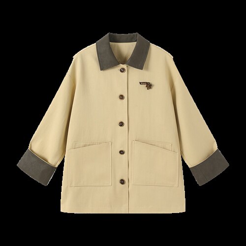 【现货数据款】2026春季新款韩系风衣外套女B101-2681-P175-K288，女装风衣，浙宝101