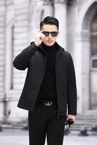 冬季新款休闲棉衣男冬装中年男连帽棉服爸爸外套SFT81708-P195，男装棉衣，电商B212（原钱塘6029）