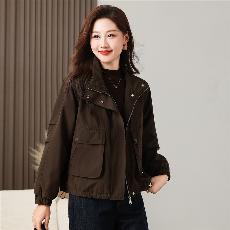 棉衣女冬季休闲外套纯色加棉加厚保暖外套,女装棉衣/棉服,芙芮