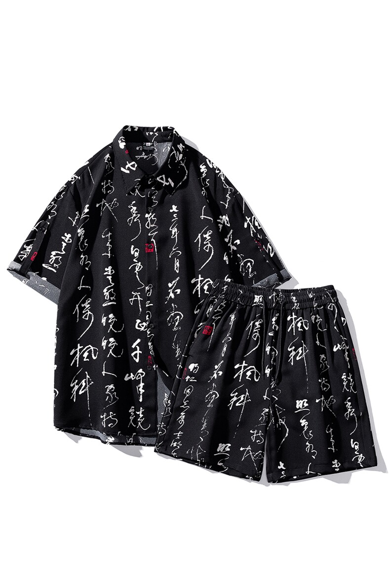 1毛笔字套装TZ77836特P50衬衫DCS77837特P30DK77838特P20套装控98,男装衬衫,星座226-2