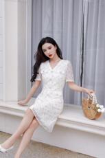 2023夏装连衣裙，女装连衣裙，贻思茗