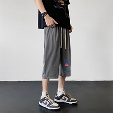 冰丝七分裤男大码速干短裤男五分裤QK72192-P25，男装休闲裤，电商A040