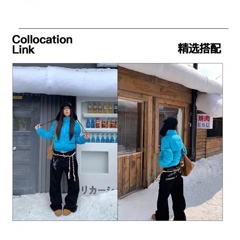 美式小众刀叉印花倒装直筒牛仔裤男女宽松百搭阔腿拖地长裤,男装牛仔裤,四季星座505