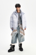冬季新品得物美式潮流高品质格子加绒加厚棉衣外套棉服MY5566-P88，男装棉衣，星座610B-1