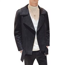 春款店主风高品质翻领夹克麂皮绒男微阔韩版外套BX003-P135控178，男装夹克，星座308A
