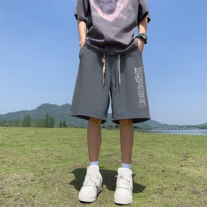 已注册新款直播抖音得物品质菠萝格运动男休闲短裤K036P30图片