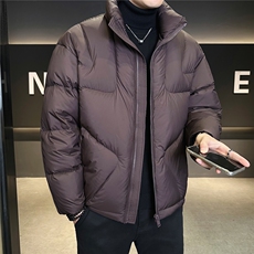 新标90绒云朵泡芙穿刺羽绒服男冬季2025新款A313-55803-P355，男装羽绒服，电商A313