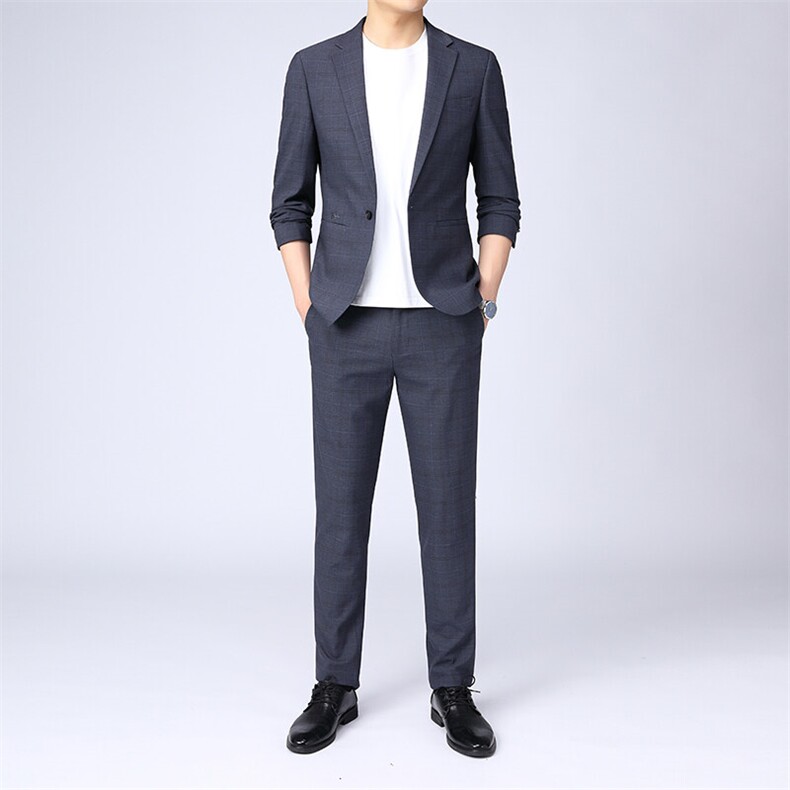 GDN5162四季款新款男士礼服西装修身商务休闲男装西服两件套装，男装西服套装，电商B360