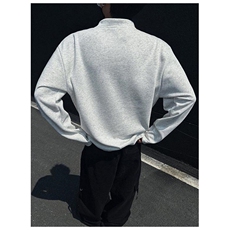 银狐绒打底衫2025新款男秋冬白色内搭保暖大码t恤中长款上衣，男装T恤，星座506A