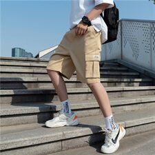 百搭夏季宽松五分短裤韩版裤子男潮牌休闲工装裤QL003/，男装休闲裤，星座1506-1