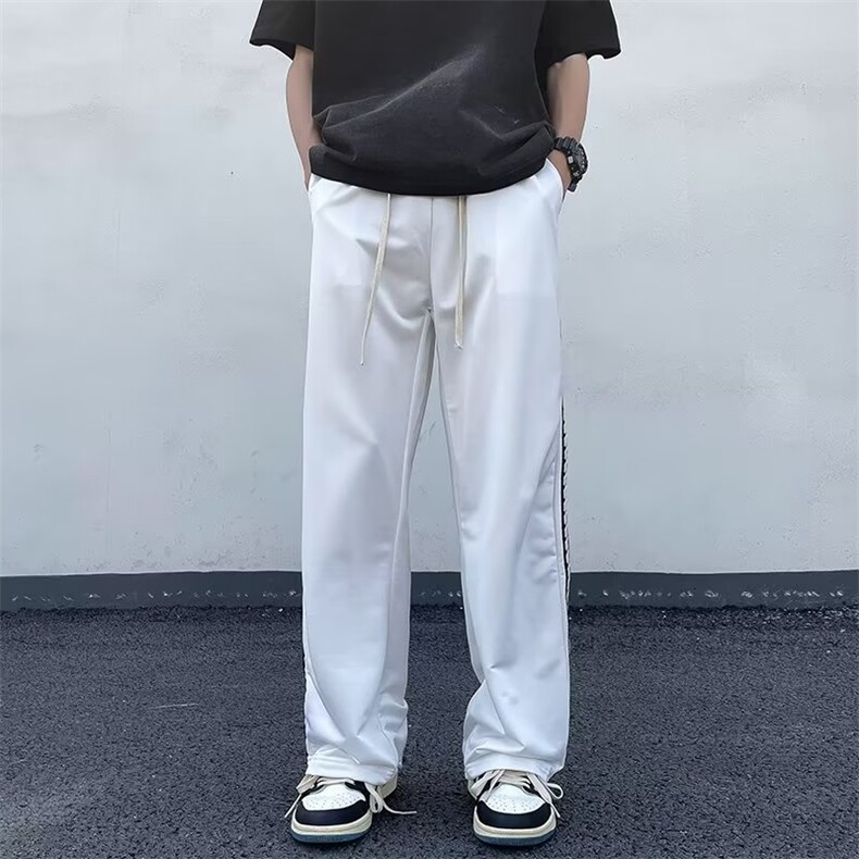 休闲裤休闲裤潮流夏季时尚潮牌潮长裤宽松型日系青春流行气质男,男装休闲裤,四季星座218-1