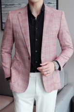 26做货-男士休闲西装修身韩版西服外套小西装上衣DX6848P165，男装西服套装，电商D216