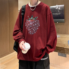 抖音得物供货量大从优可提供视频美式长袖T恤CT798特P25，男装T恤，电商A486-1