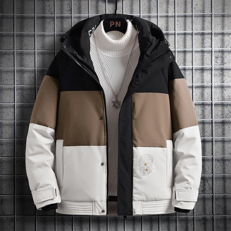 冬季男款羽绒服男士潮流潮牌加厚休闲衣服短款冬装外套612-P100,男装羽绒服,星座1210B