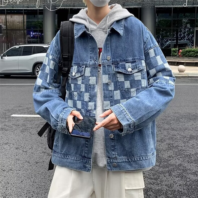 男秋季新款牛仔外套B52P65图片