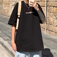 DX17090-P20纯棉短袖t恤男大码半袖打底衫宽松体恤衫港风，男装T恤，电商A040