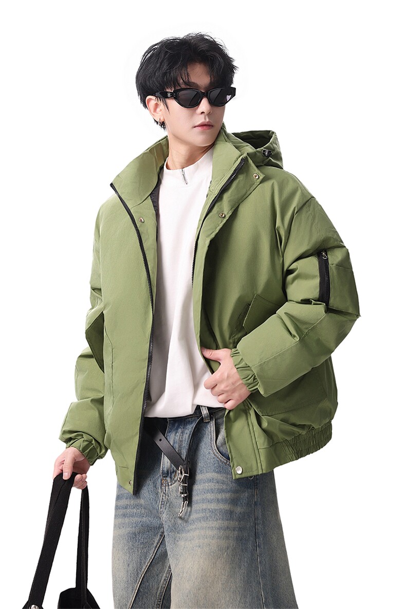 棉服男冬季新款港风宽松连帽棉衣MF9006-P90,男装棉衣,星座214-3