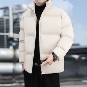 冬季纯色立领棉衣男女新款棉袄情侣装面包服保暖短款棉服外套图片