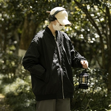 港风大码日系男女户外山系薄款连帽防晒服XZ213-JKFS03-P75控98，男装防晒衣，星座213