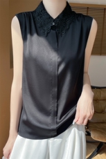 针织无袖开衫百搭上衣夏季开衫，女装针织衫/毛衣，绒宛羊绒