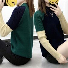 2020年冬季针织衫/毛衣半高圆领套头长袖宽松舒适百搭韩版显瘦，女装针织衫/毛衣，奕阳依阁