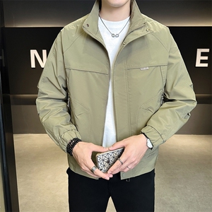 JK801-P75 2026春夏青少年时尚百搭青年休闲夹克外套痞帅图片