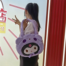 杨博毛绒玩具厂 库洛洛大斜挎包