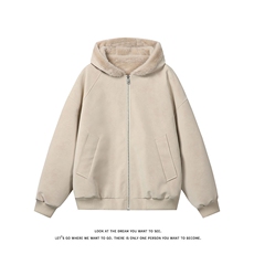 荔枝纹皮座山雕加绒连帽棉服男女同款情侣保暖棉衣MP7826-特价P85，男装棉衣，电商A007