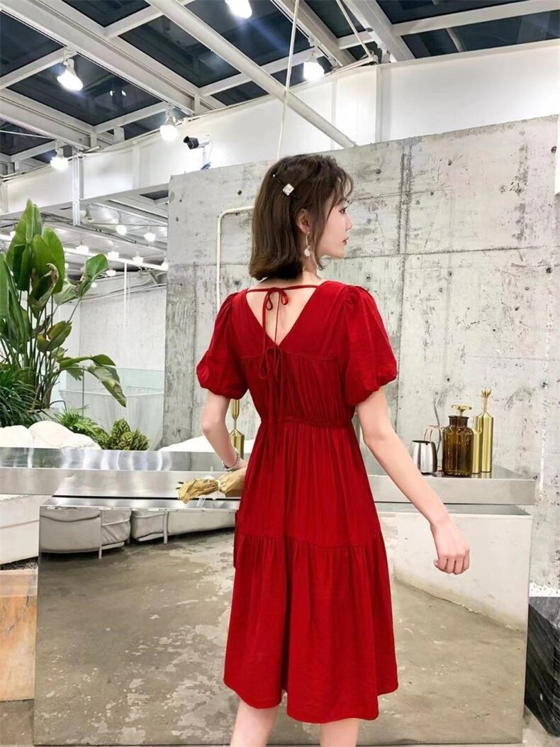 2021年夏季新品韩版连衣裙，女装连衣裙，圣伊敏