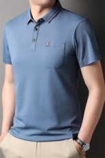 BSS502男士2023年夏季新款百搭T恤男短袖商务休闲体恤男装P57，男装T恤，电商B360
