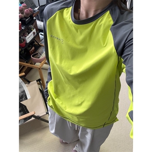 现货 原版做法 对色 带防嗮凉感吊牌 拼接速干长袖男女 A696-P45图片